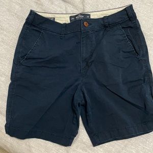 Navy blue hollister men’s shorts size 31w